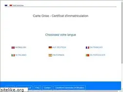 Sites similar to telecartegrise.org