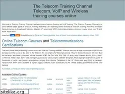 Sites similar to telecom-training-channel.com