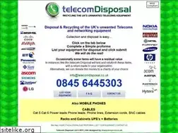 Sites similar to telecomdisposal.co.uk