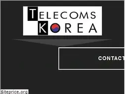 Sites similar to telecomskorea.com
