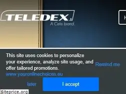 Sites similar to teledex.com