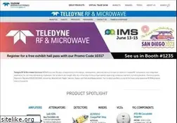 Sites similar to teledynemicrowave.com