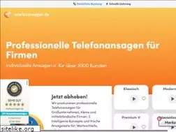 Sites similar to telefonansagen.de