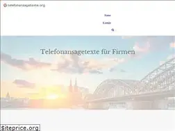 Sites similar to telefonansagetexte.org
