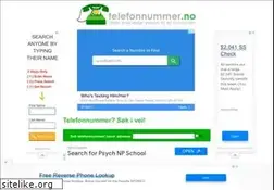 Sites similar to telefonnummer.no