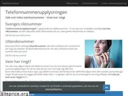 Sites similar to telefonnummerupplysningen.se