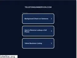 Sites similar to telefonnummervon.com