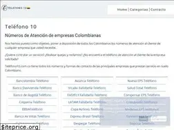 Sites similar to telefono10.com.co