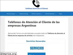 Sites similar to telefonoatencioncliente.com.ar