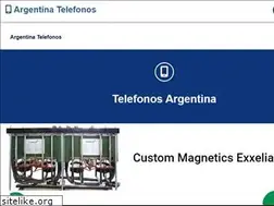 Sites similar to telefonosargentina.com