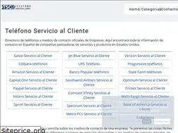 Sites similar to telefonoservicioalcliente.com
