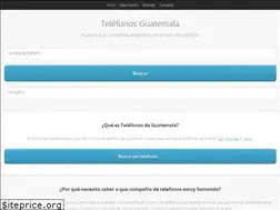 Sites similar to telefonosguatemala.com