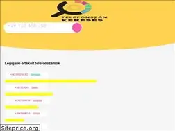 Sites similar to telefonszamkereses.hu