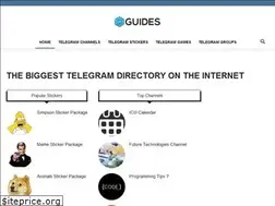 Sites similar to telegramguides.com