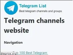 Sites similar to telegramlist.com