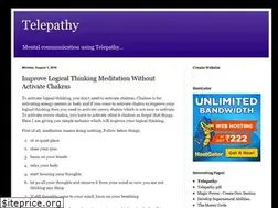 Sites similar to telepathy-meditation.blogspot.in