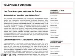 Sites similar to telephone-fourriere.com