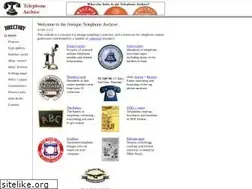 Sites similar to telephonearchive.com