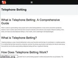 Sites similar to telephonebetting.net