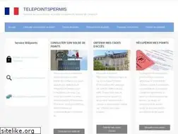 Sites similar to telepointspermis.fr