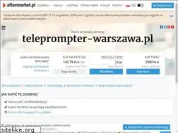 Sites similar to teleprompter-warszawa.pl
