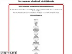 Sites similar to telepulesektavolsaga.hu