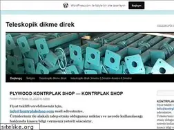 Sites similar to teleskopikdirek.wordpress.com