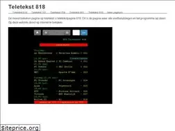 Sites similar to teletekst-818.nl