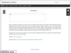 Sites similar to teletekstisdood.blogspot.com