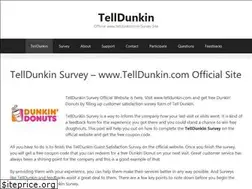 Sites similar to telldunkin.us
