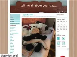 Sites similar to tellmeallaboutyourday.com