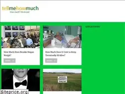 Sites similar to tellmehowmuch.net