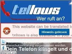 Sites similar to tellows.de