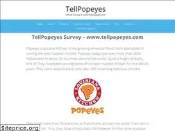 Sites similar to tellpopeyes.us