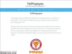 Sites similar to tellpopeyes.website