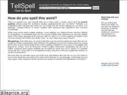 Sites similar to tellspell.com