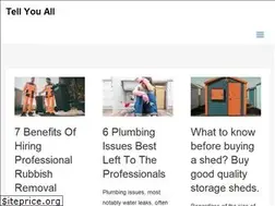 Sites similar to tellyouall.com