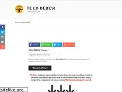 Sites similar to telodebes.com