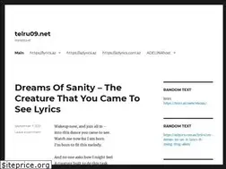 Sites similar to telru09.net