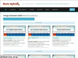 Sites similar to telugucalendars.org