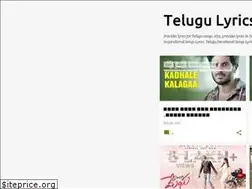 Sites similar to telugulolyrics.com