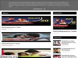 Sites similar to telugulyrics4us.blogspot.com
