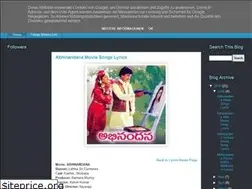 Sites similar to telugulyricspage.blogspot.com