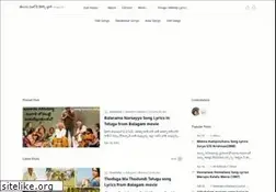 Sites similar to telugumelodylyrics.blogspot.com