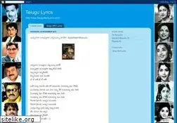 Sites similar to telugump3lyrics.blogspot.com