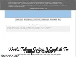 Sites similar to telugutypewriter.blogspot.com