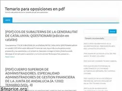 Sites similar to temario-oposiciones-pdf.com