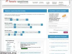 Sites similar to temario-oposiciones.com