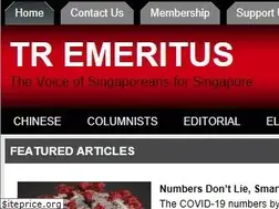 Sites similar to temasekreview.com