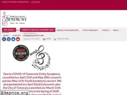 Sites similar to temeculavalleysymphony.org